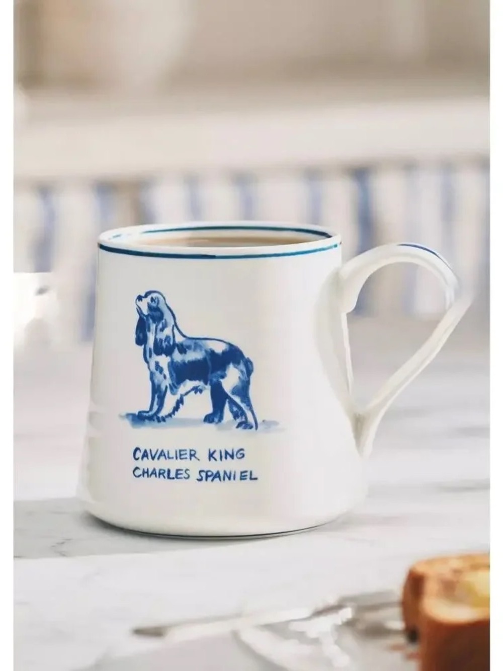 New in Box Molly Hatch KING CHARLES CAVALIER SPANIEL DOG MUG fr Anthropologie - Picture 2 of 2
